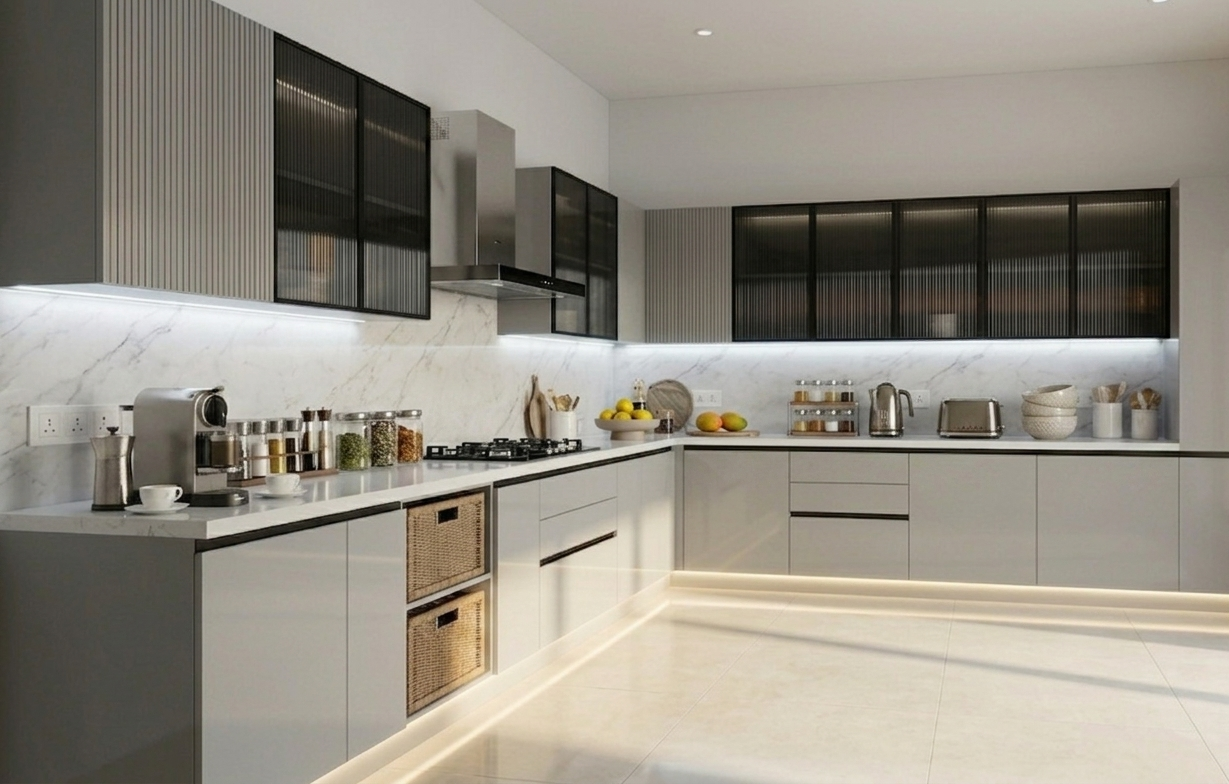 L-Shaped Kitchen design 5
